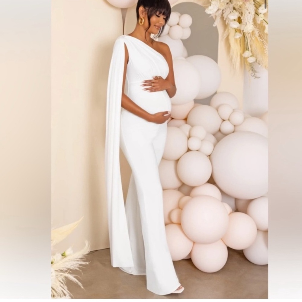 Club L Maternity Jumpsuit NWT